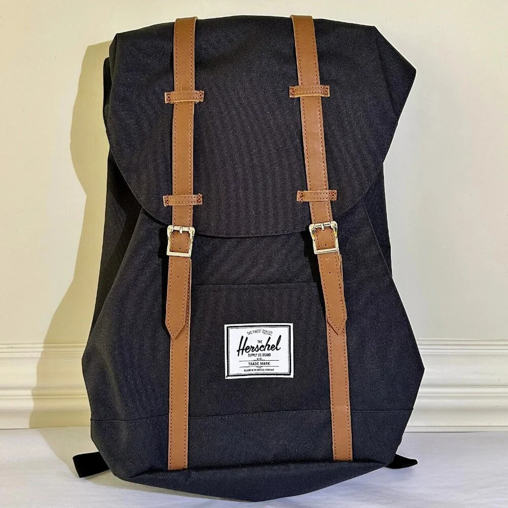 NEW HERSCHEL Little America 30L Backpack – Black EcoSystem™